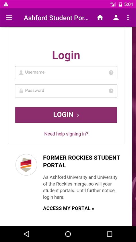ashford student portal|Student Portal .